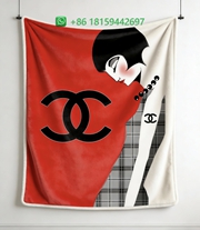 Chanel Throw Blankets